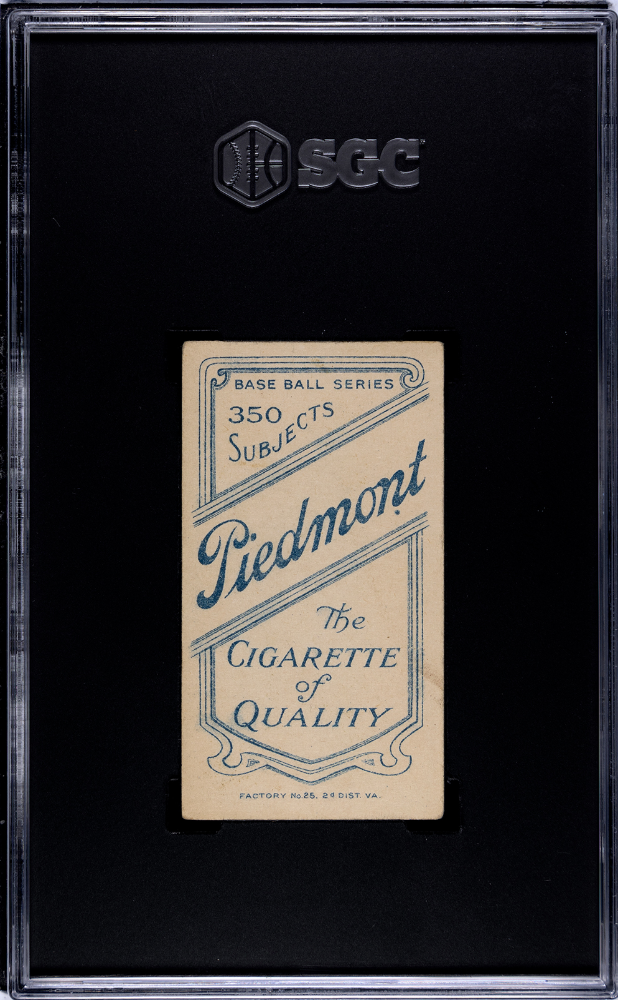 1910 Piedmont Cigarettes (T206) Iron Man Mcginnity SGC 3