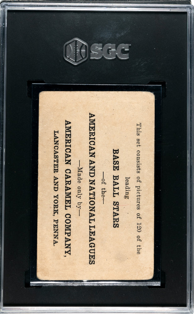 1922 American Caramel Co. Series of 120 (E121) Ty Cobb Batting SGC 2