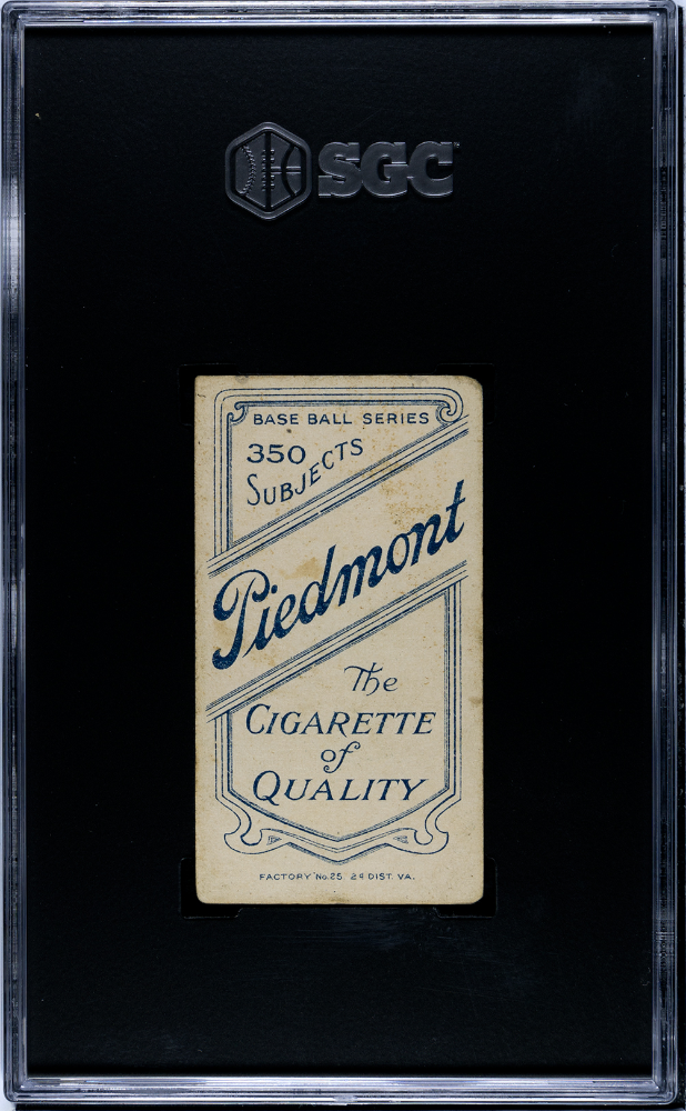 1910 Piedmont Cigarettes (T206) Stoney Mcglynn SGC 3
