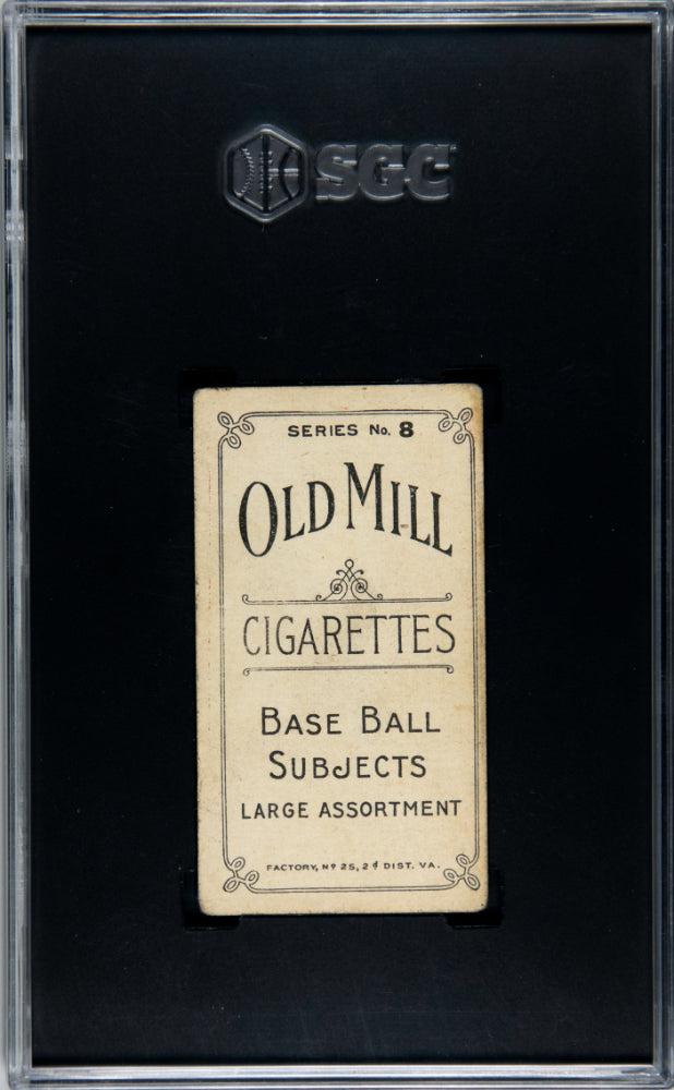 1910 Old Mill Cigarettes (T210) Joe Jackson Series 8 SGC 3