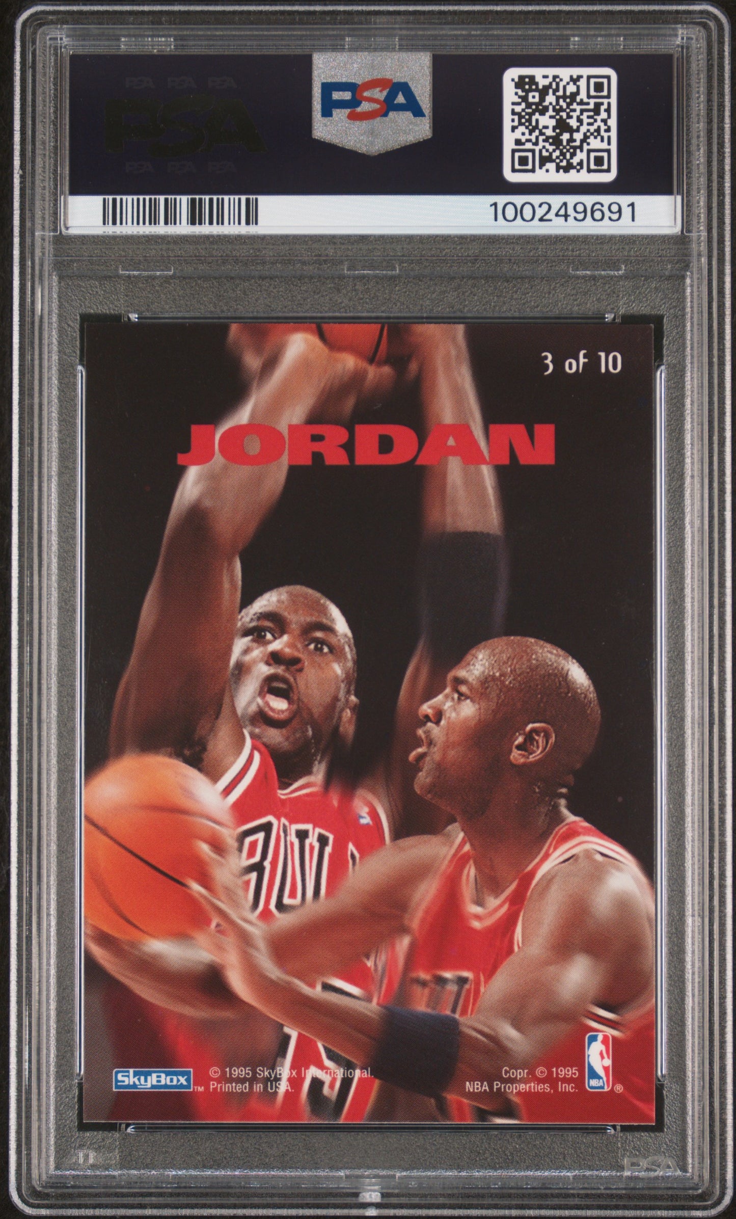 1994 E-Motion N-Tense Michael Jordan #3 PSA 9