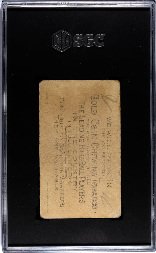 1887 Gold Coin (Buchner) (N284) Jerry Denny Hands On Knees SGC 2