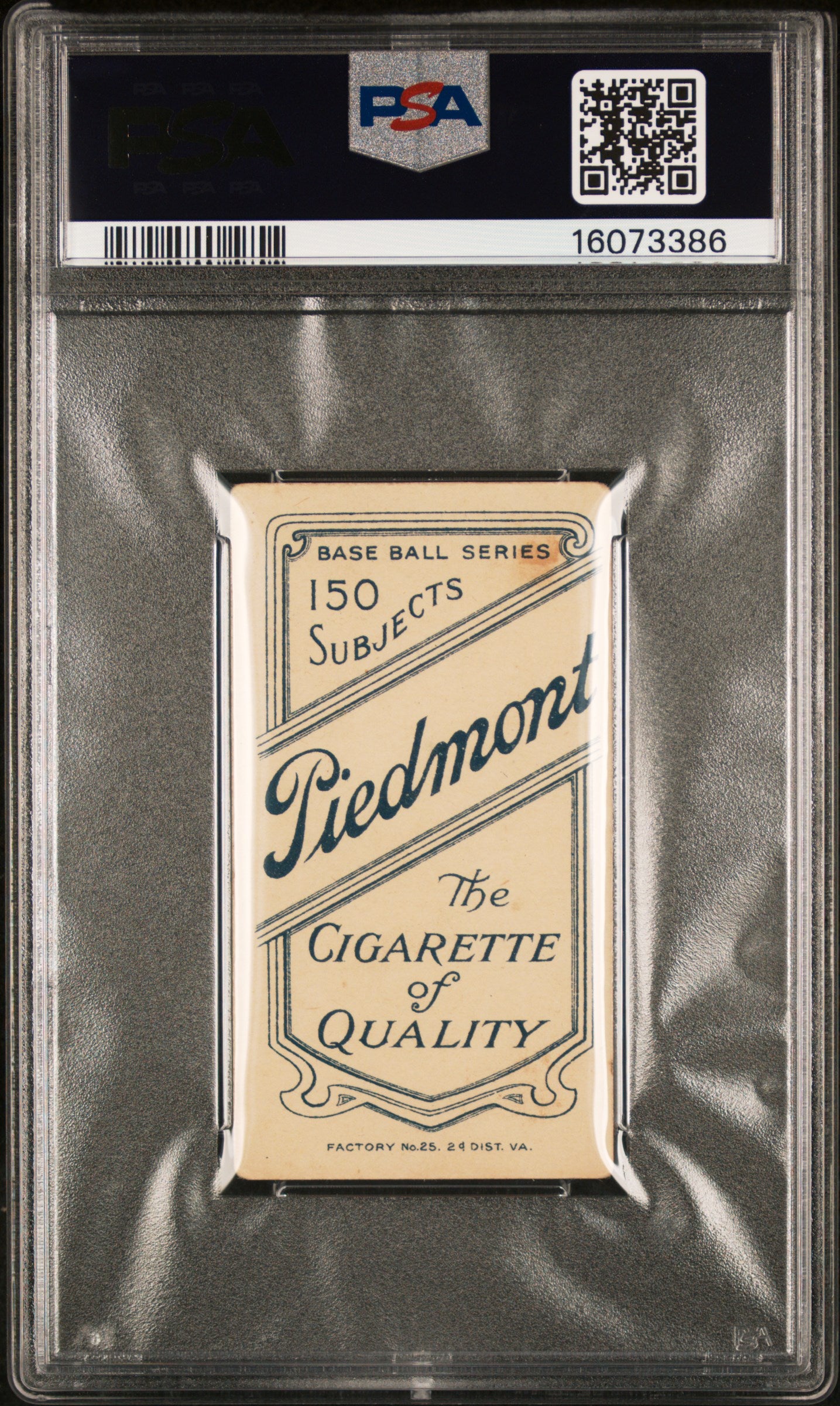 1909-11 T206 Piedmont 150 Jack Powell PSA 4