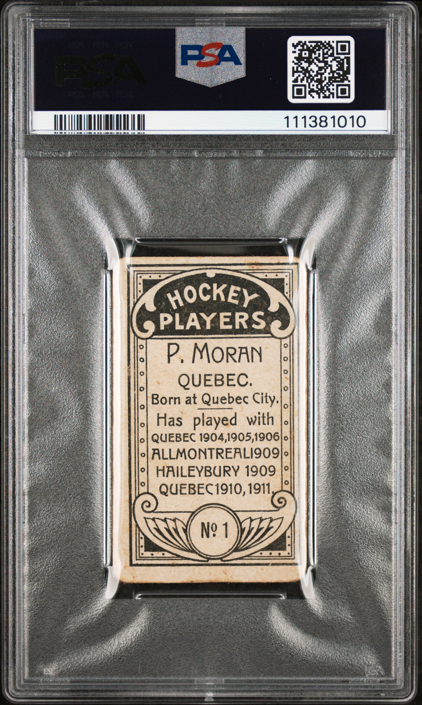 1911 C55 Paddy Moran #1 PSA 1.5