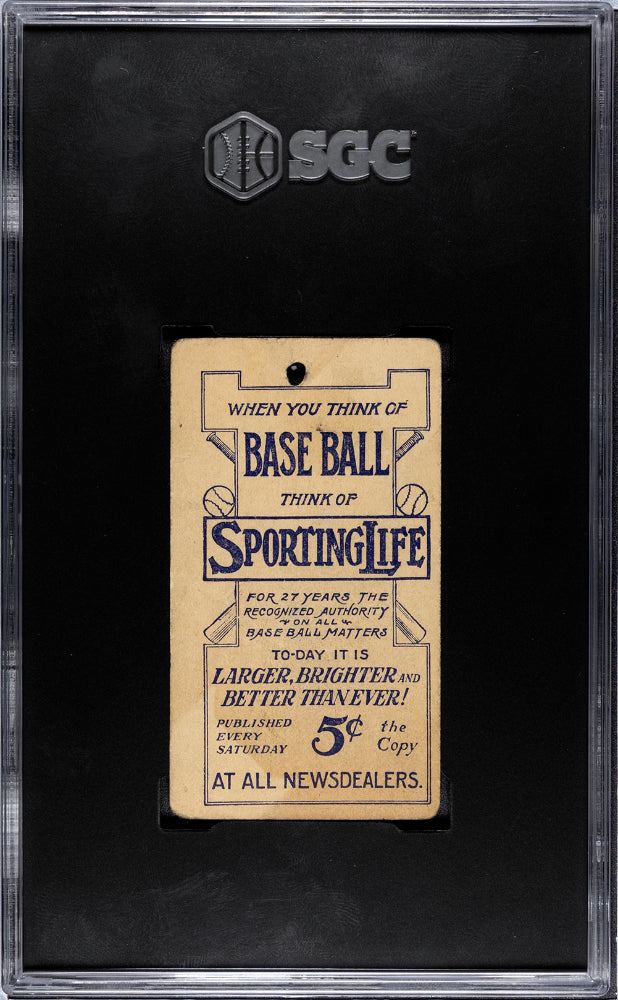 1910 Sporting Life (M116) Ty Cobb Pastel SGC 1