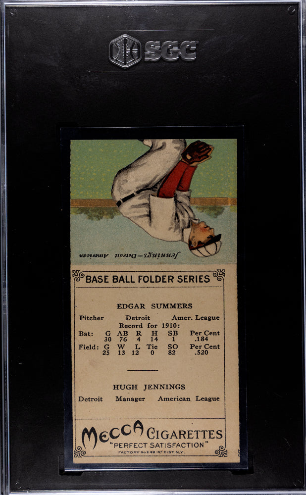 1911 T201 Mecca Cigarettes Jennings Summers SGC 4