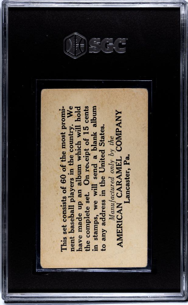 1927 American Caramel (E126) Eddie Collins #16 SGC 2