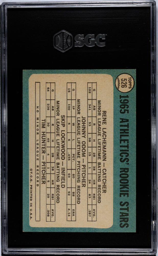1965 Topps Jim Hunter #526 SGC 5