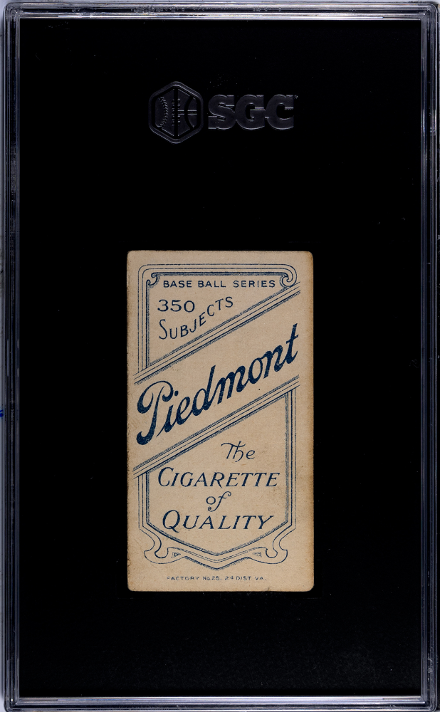 1910 Piedmont Cigarettes (T206) Joe Tinker Hands Knees SGC 3