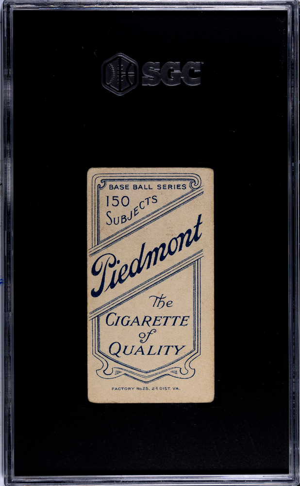 1909 Piedmont Cigarettes (T206) Rube Waddell Throwing SGC 3
