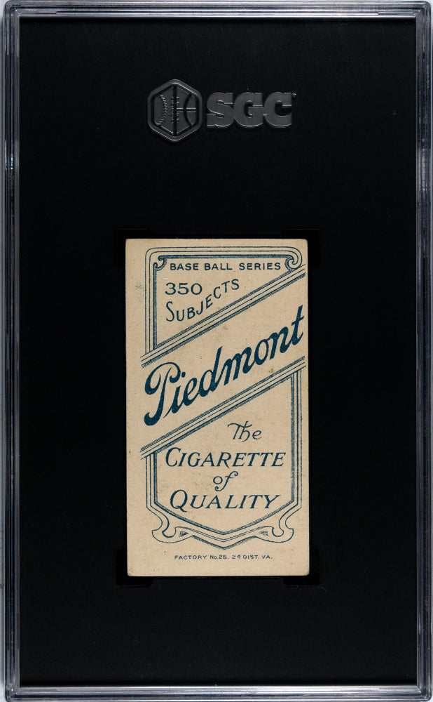 1910 Piedmont Cigarettes (T206) Oscar Stanage SGC 3.5