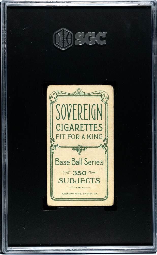 1910 Sovereign Cigarettes (T206) Terry Turner SGC 3
