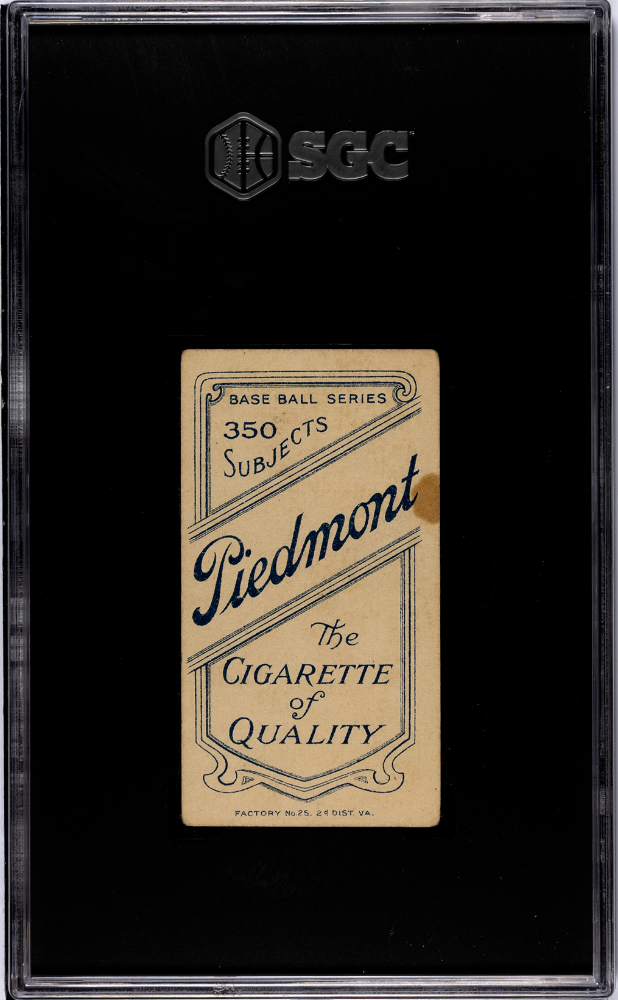 1910 Piedmont Cigarettes (T206) Charlie Starr SGC 3.5