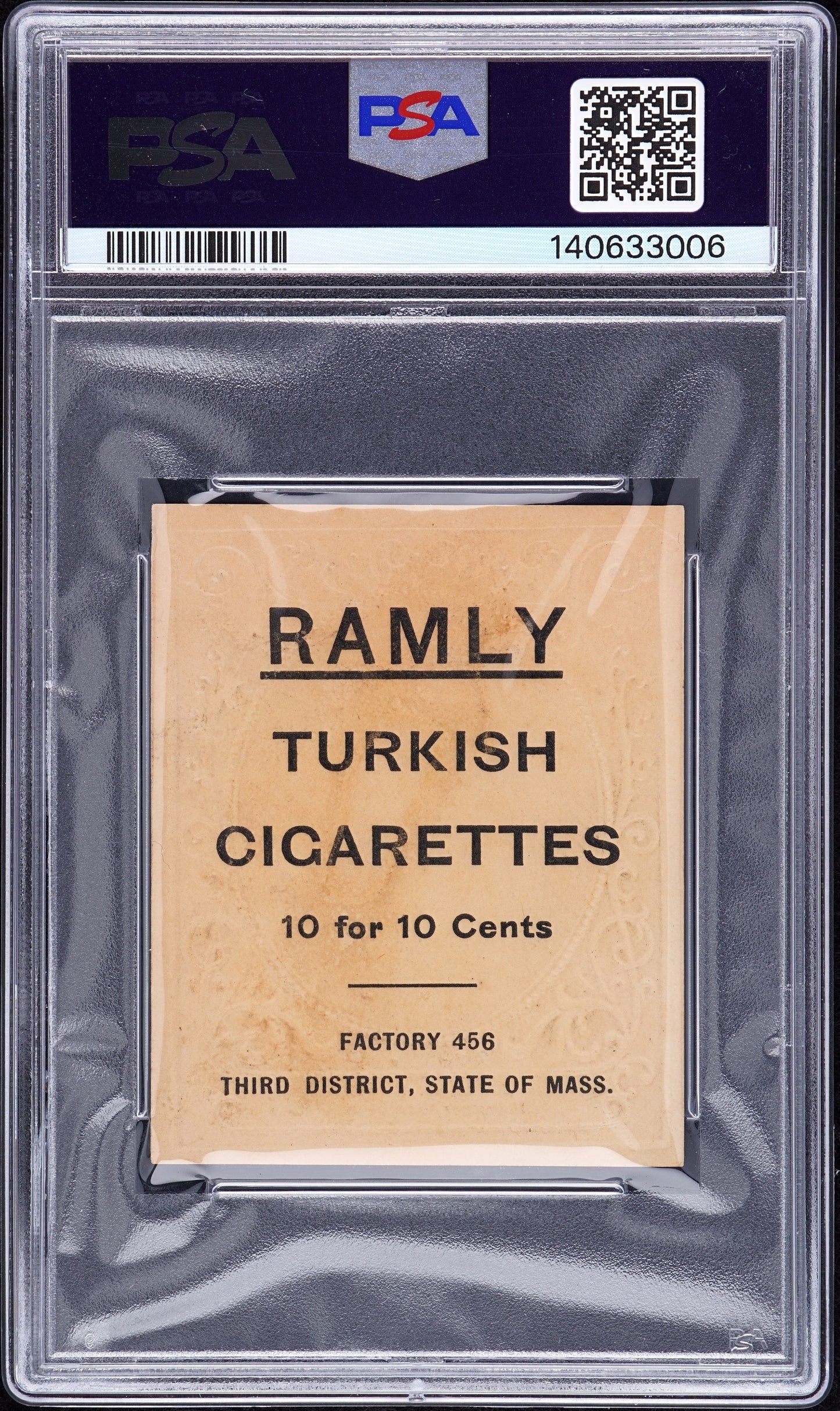 1909 T204 Ramly Jesse C. Burkett Oval Frame PSA 2