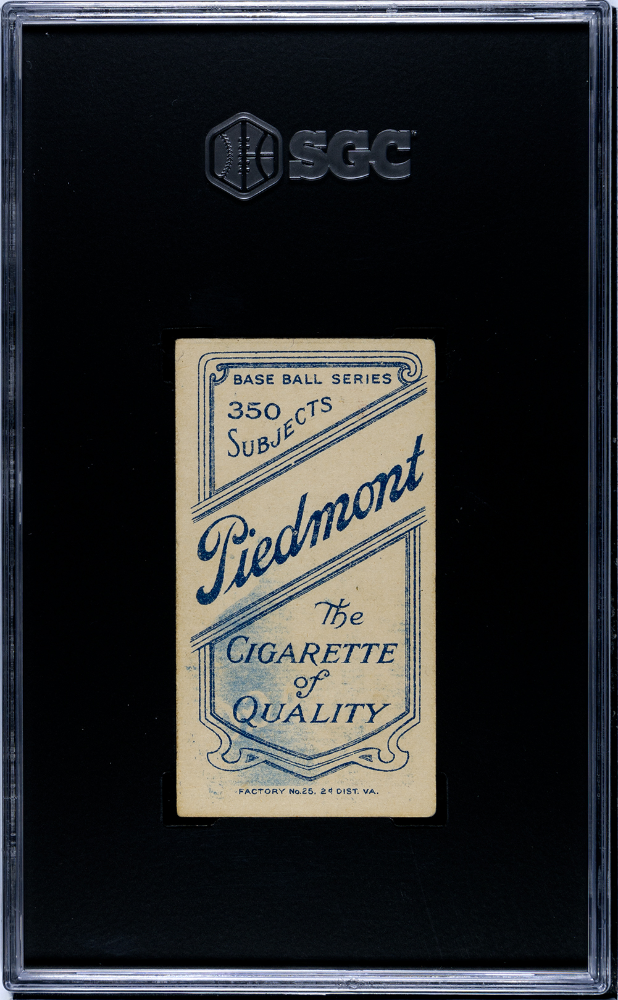 1910 Piedmont Cigarettes (T206) Jake Atz SGC 3