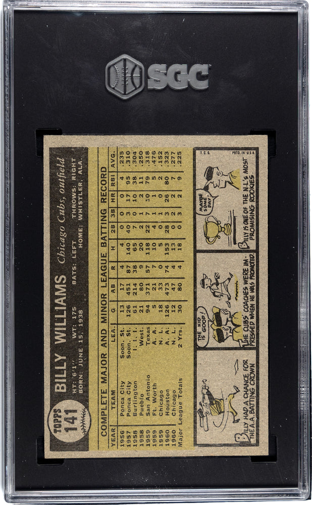 1961 Topps Billy Williams #141 SGC 8