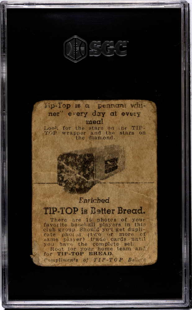 1947 Tip Top Bread Taft Wright SGC 1