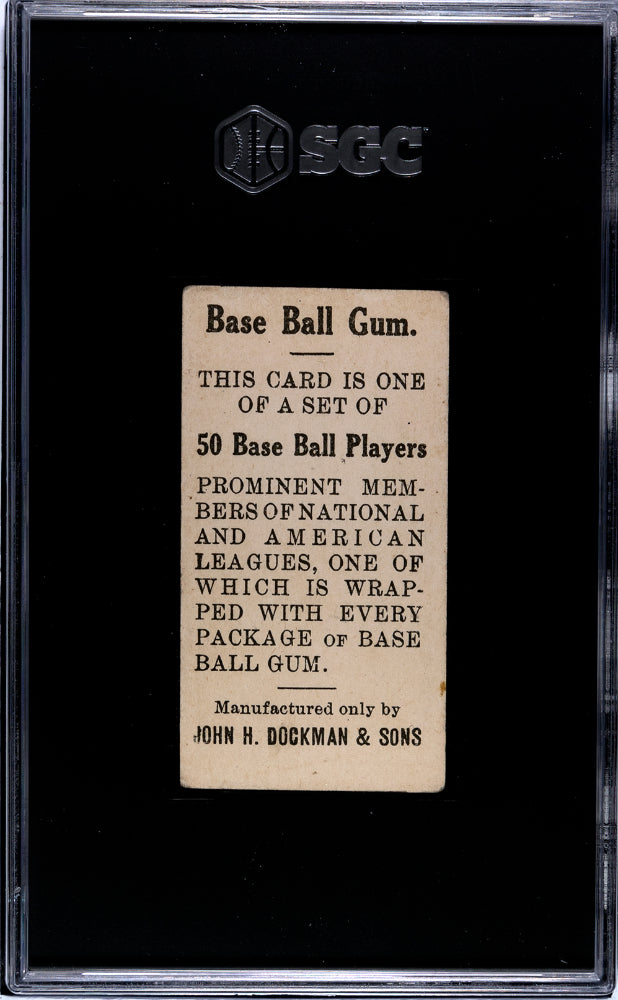 1909 Dockman & Sons Gum (E92) Hans Lobert SGC 3