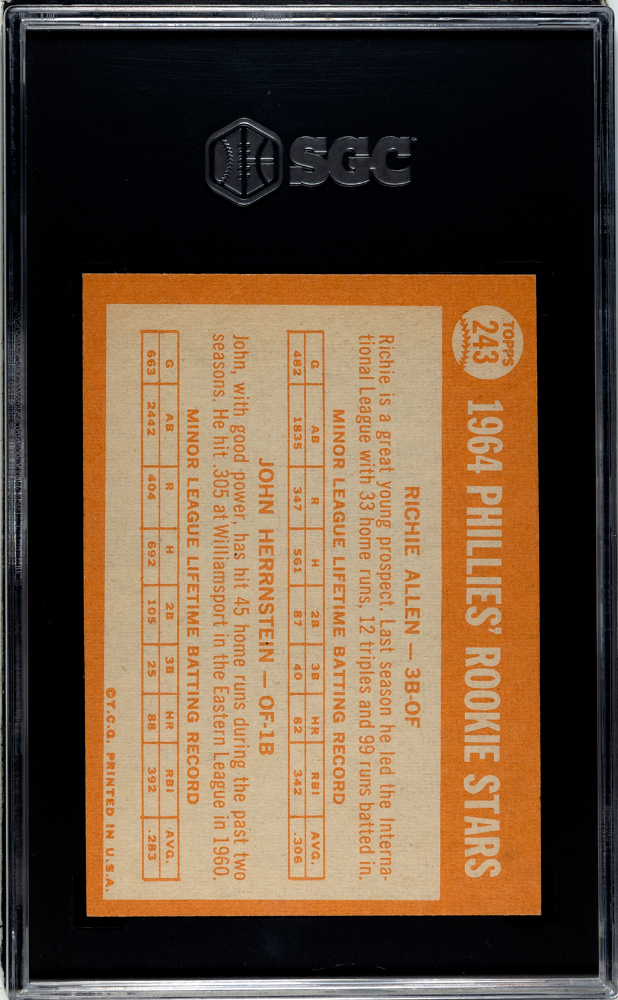 1964 Topps Richie Allen #243 SGC 6