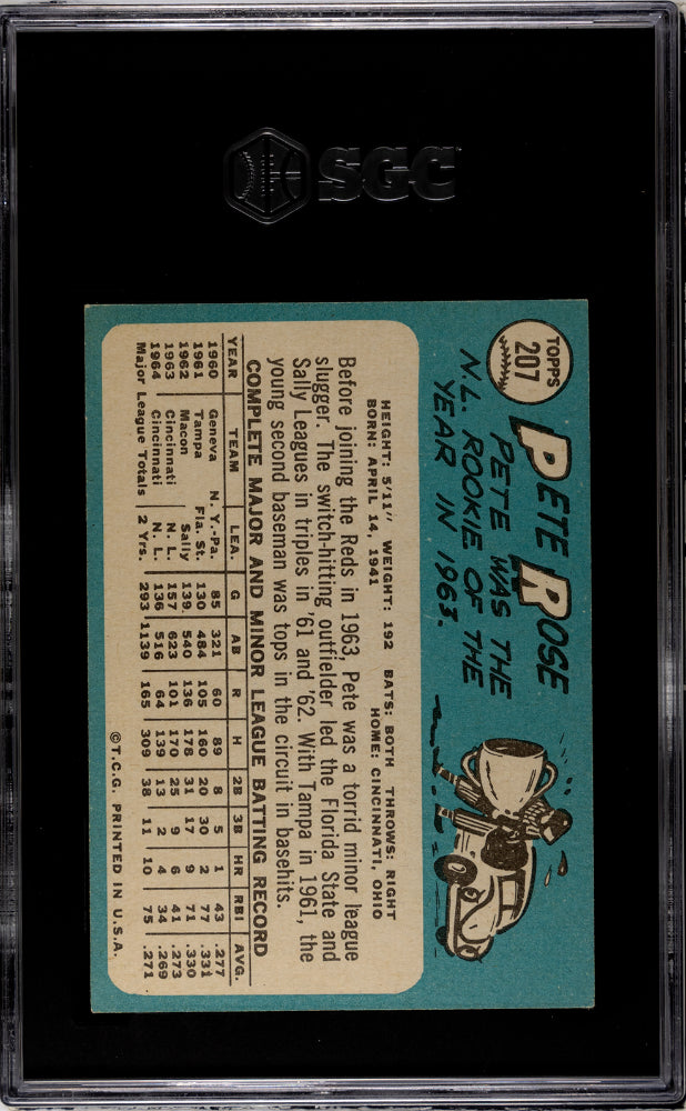 1965 Topps Pete Rose #207 SGC 5