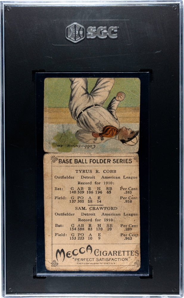 1911 T201 Mecca Cigarettes Crawford Cobb SGC 1