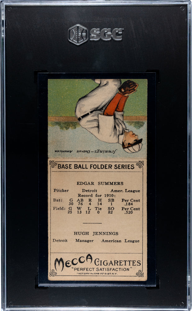 1911 T201 Mecca Cigarettes Jennings Summers SGC 2