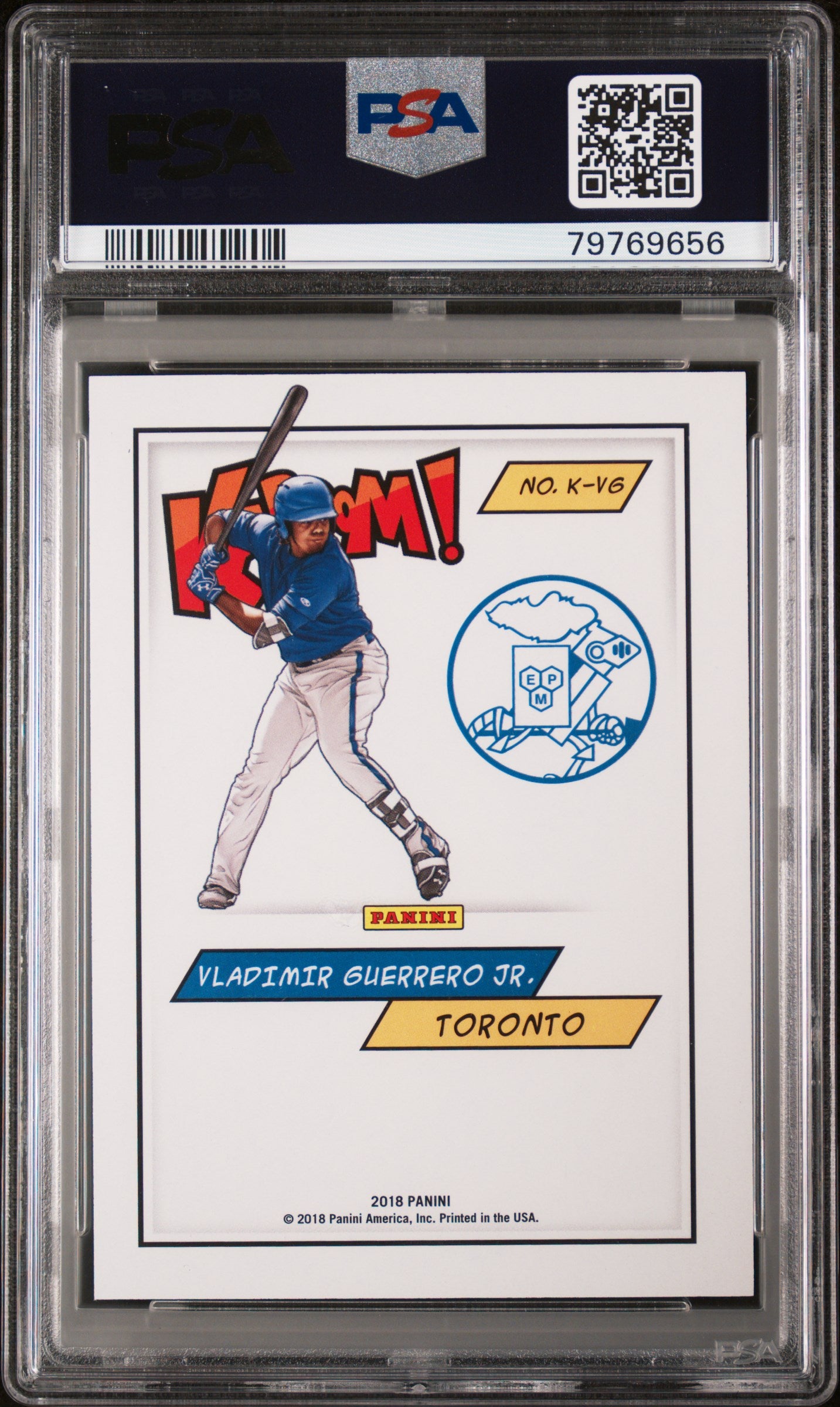 2018 Panini Kaboom! Vladimir Guerrero JR. #VG PSA 9