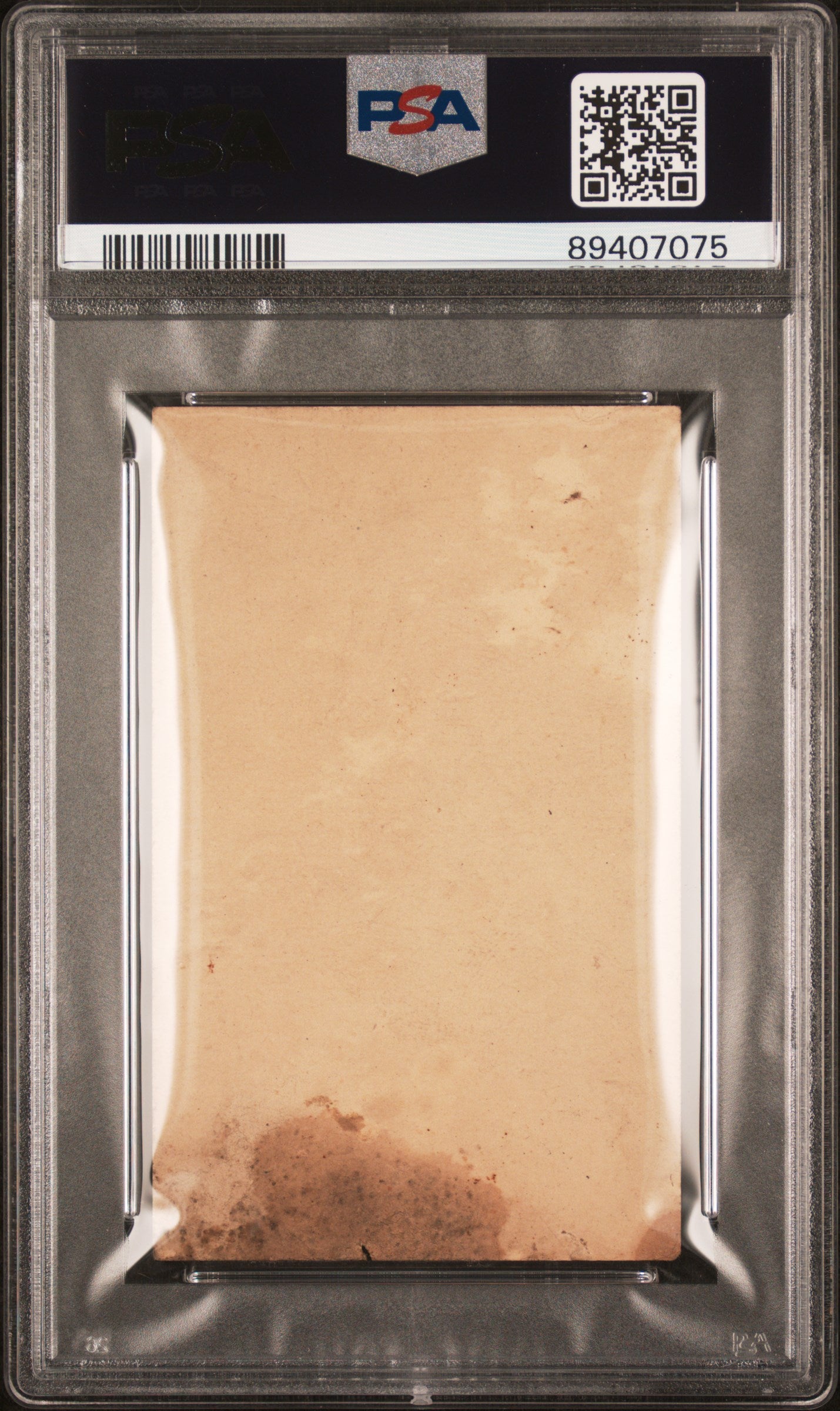 1917 Collins-Mccarthy "dode" Paskert #130 Blank Back PSA A
