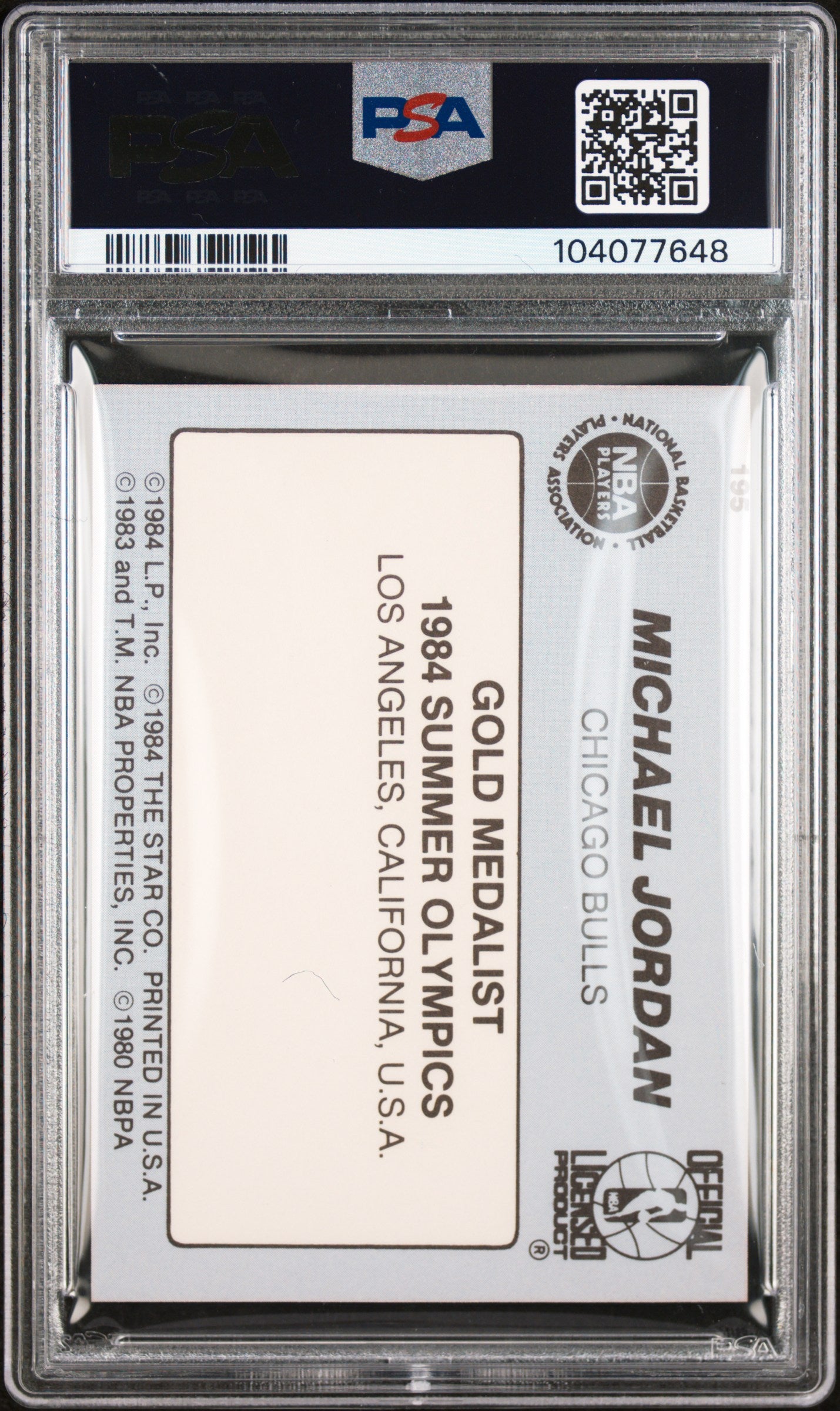1984 Star Michael Jordan #195 PSA 6
