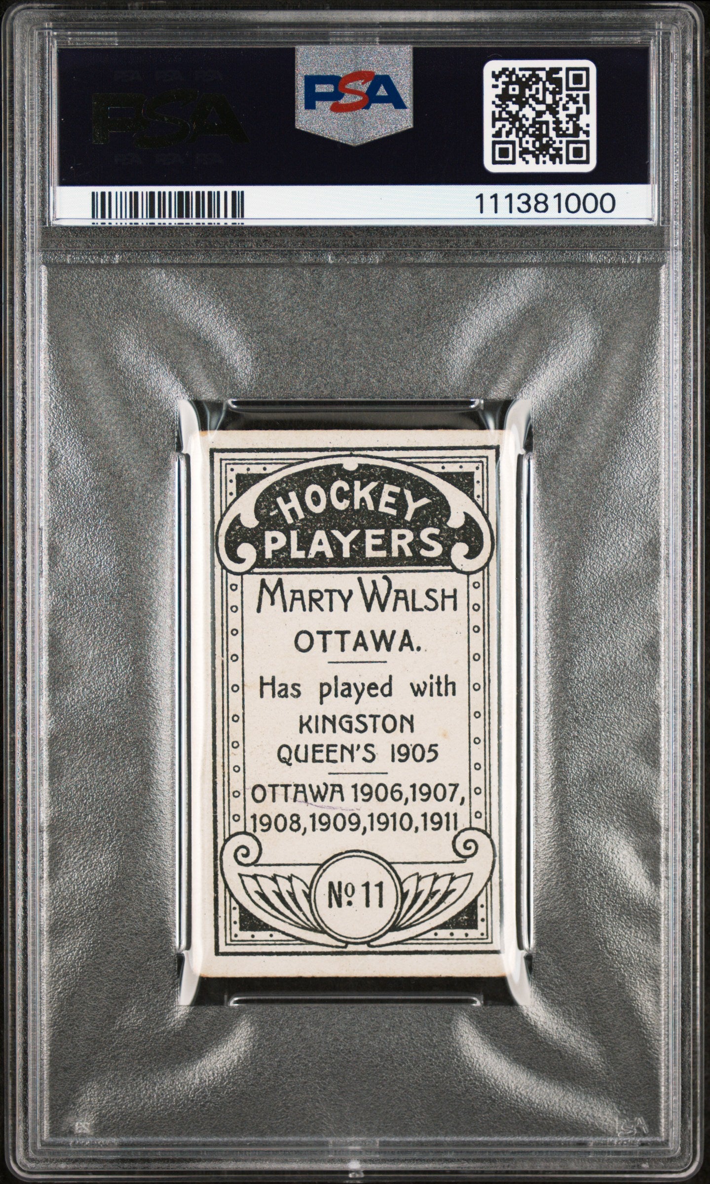 1911 C55 Marty Walsh #11 PSA 2.5