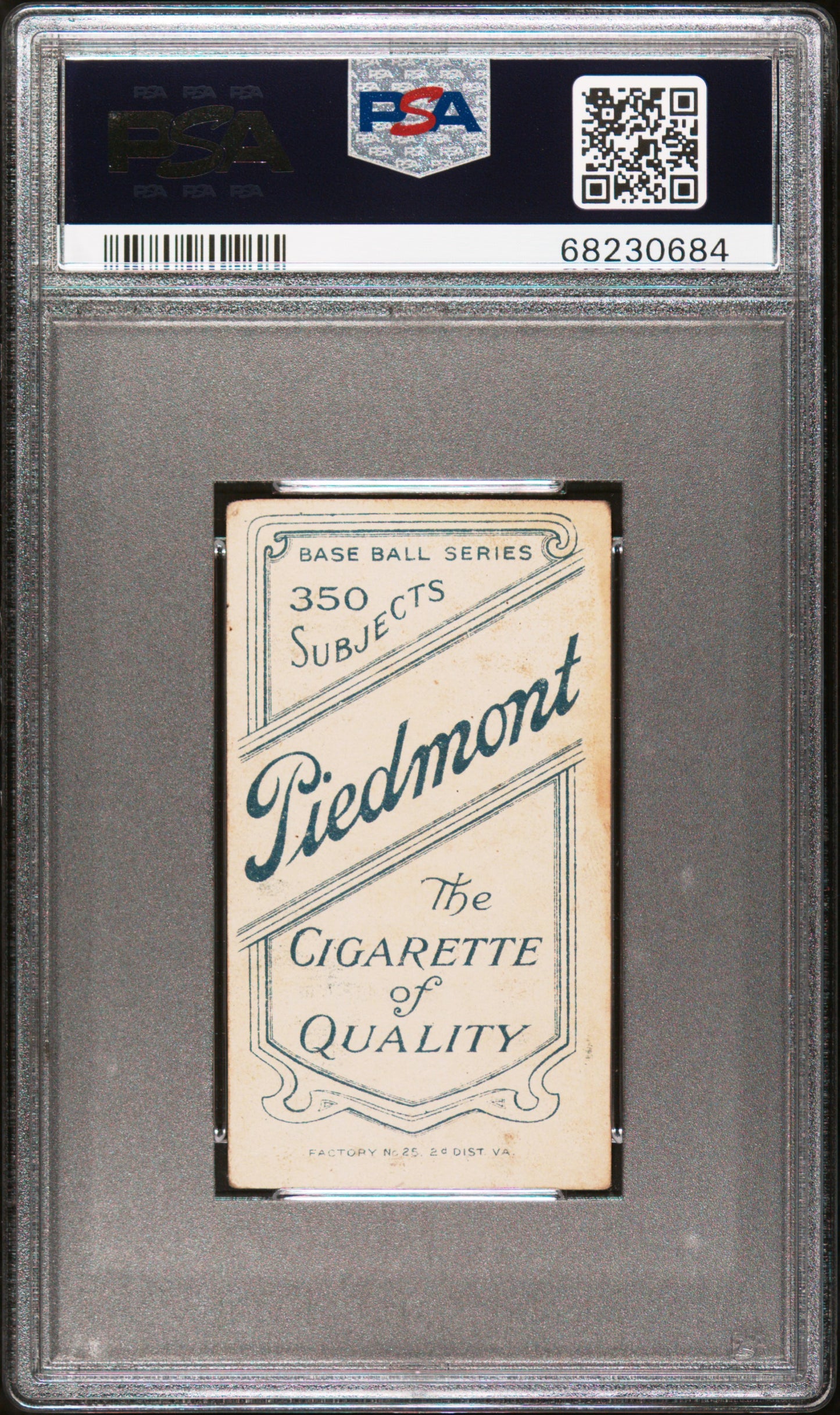 1909-11 T206 Piedmont 350 Jim Stephens PSA 3