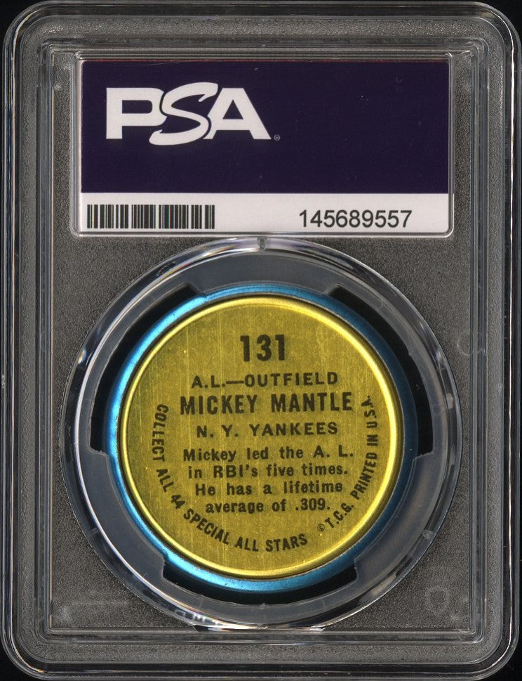 1964 Topps Coins Mickey Mantle #120 PSA 6