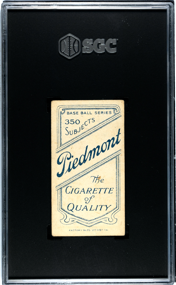 1910 Piedmont Cigarettes (T206) Ed Walsh SGC 4