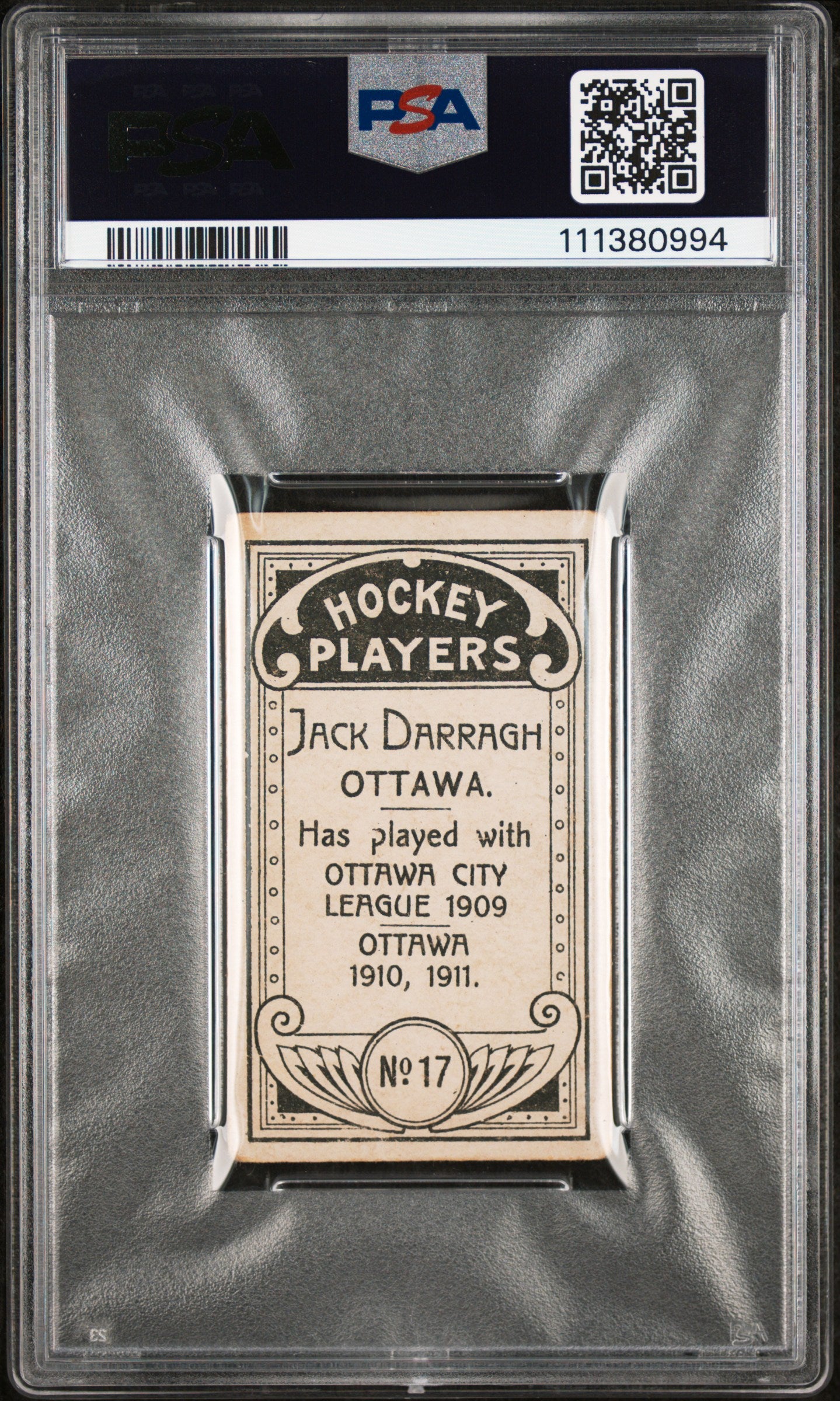 1911 C55 Jack Darragh #17 PSA 2