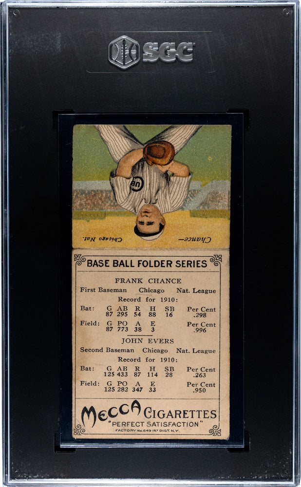 1911 T201 Mecca Cigarettes Evers Chance SGC 2.5