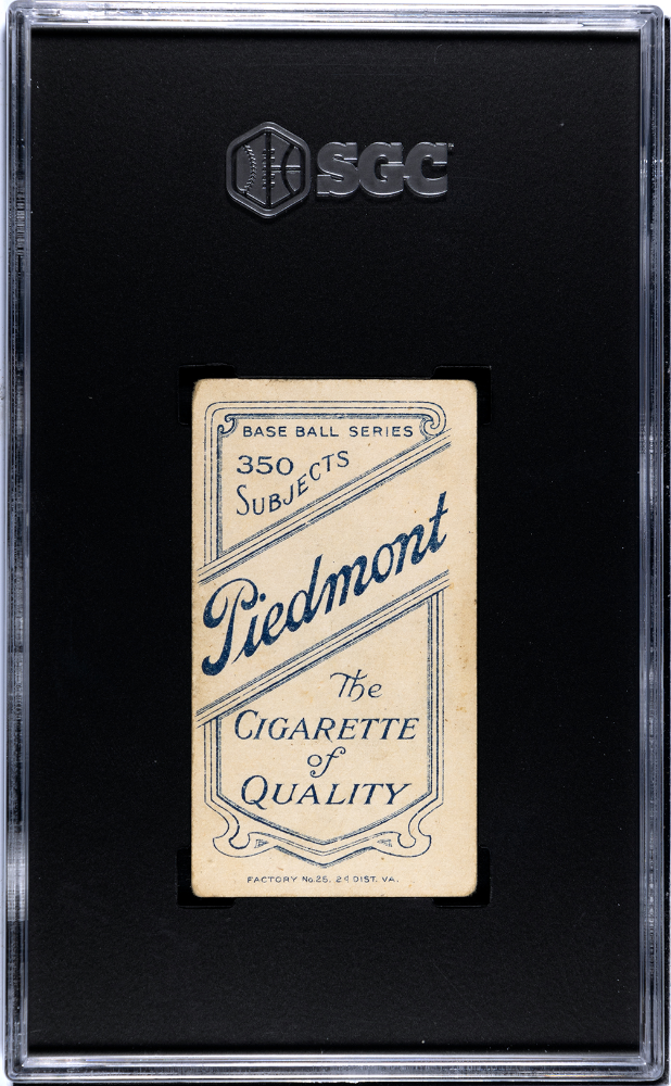 1910 Piedmont Cigarettes (T206) Joe Dunn SGC 2.5