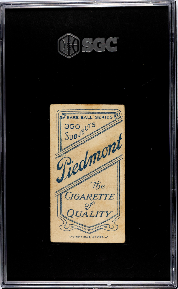 1910 Piedmont Cigarettes (T206) John Butler SGC 3