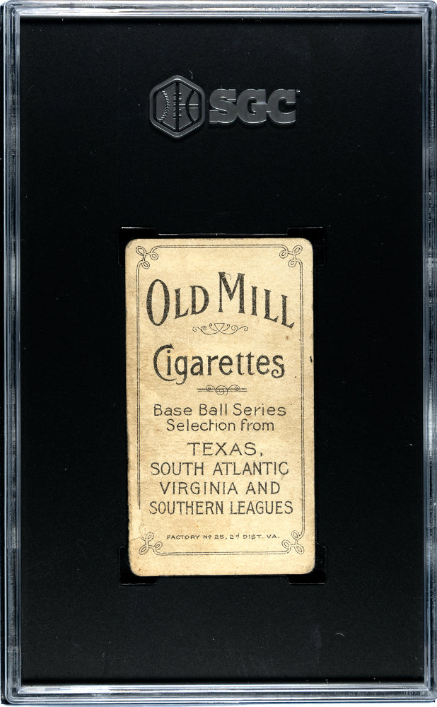 1909 Old Mill Cigarettes (T206) George Paige SGC 1.5