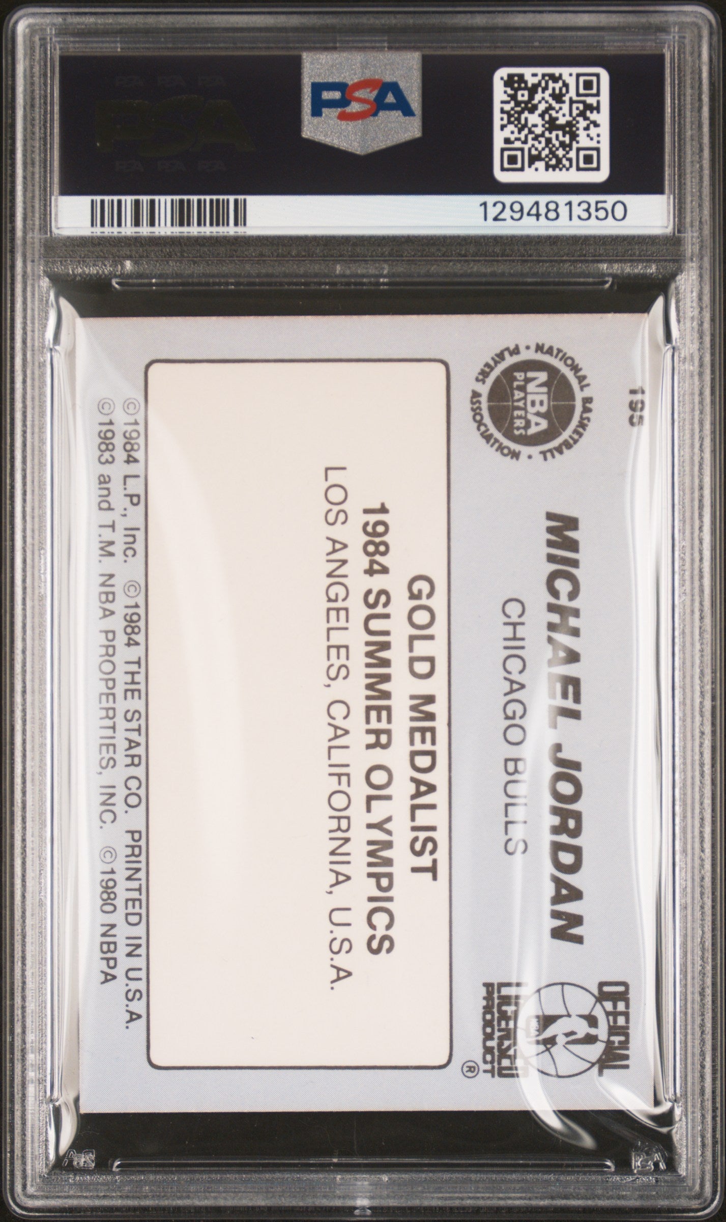 1984 Star Michael Jordan #195 PSA 5 MK