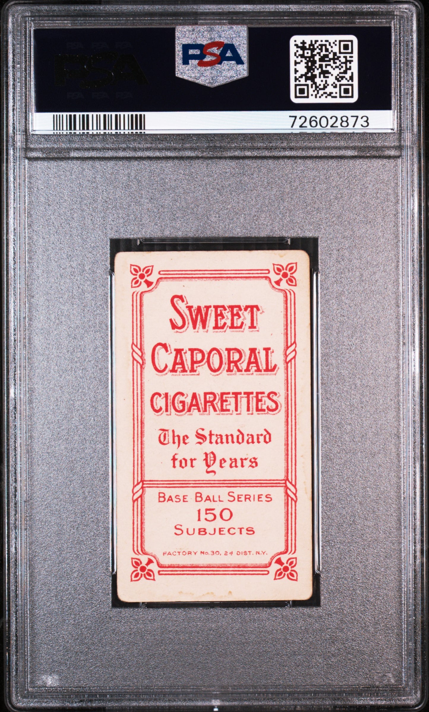 1909-11 T206 Sweet Caporal 150/30 Tom Jones ST. Louis PSA 3
