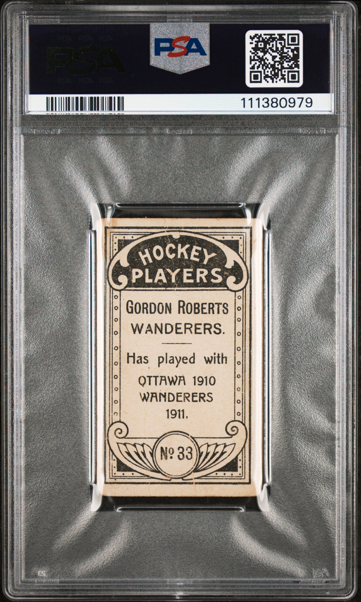 1911 C55 Gordon Roberts #33 PSA 1