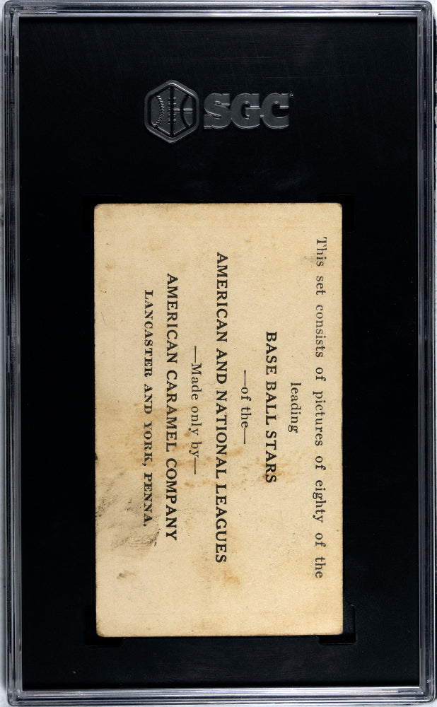 1922 EDDIE COLLINS AMERICAN CARAMEL CO. #E122 SGC 2