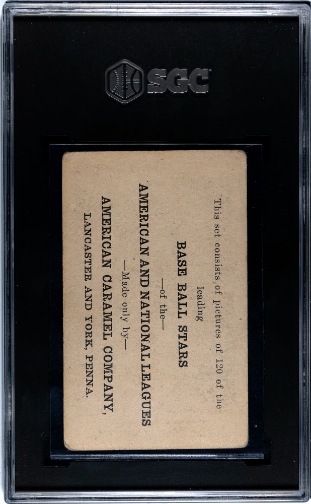 1922 ROGERS HORNSBY AMERICAN CARAMEL CO. SERIES OF 120 (E121) 2B. SGC AUTHENTIC
