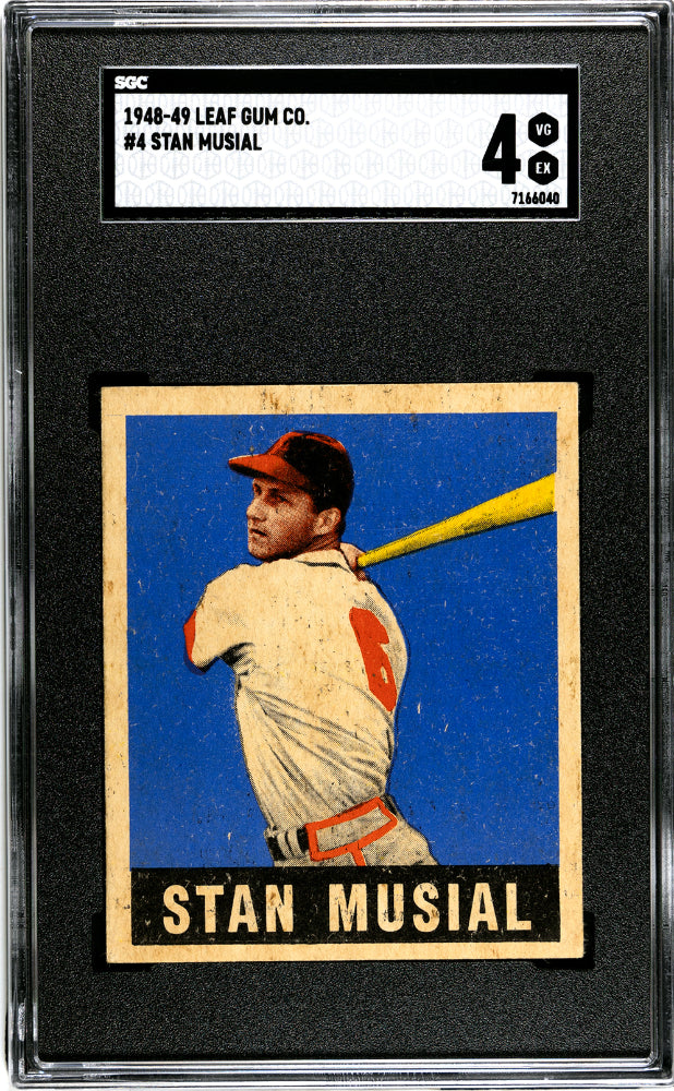 1948-49 GUM STAN MUSIAL LEAF CO. #4 SGC 4
