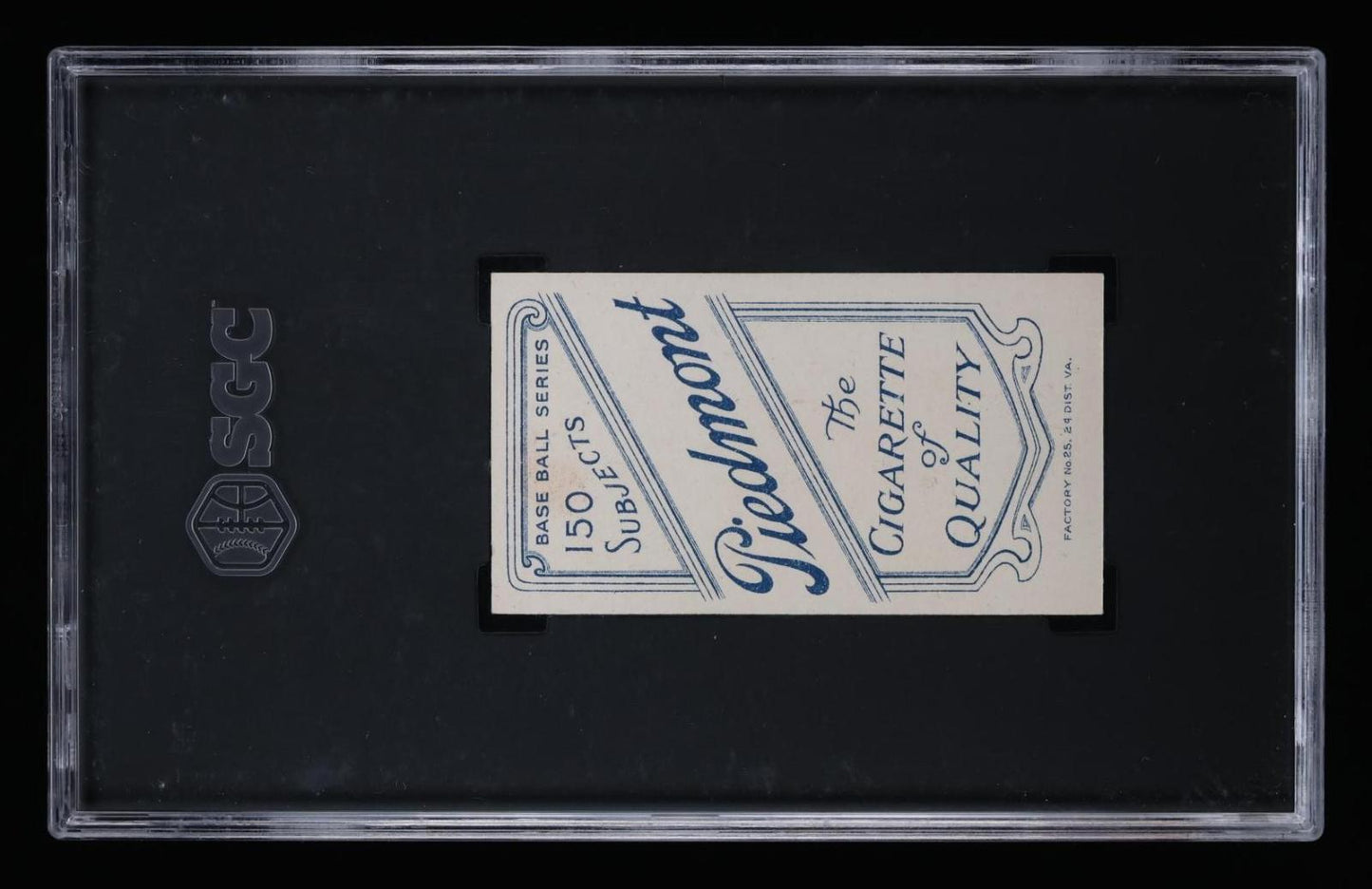 1909 Piedmont Cigarettes (T206) George Mullin Throwing SGC 8.5