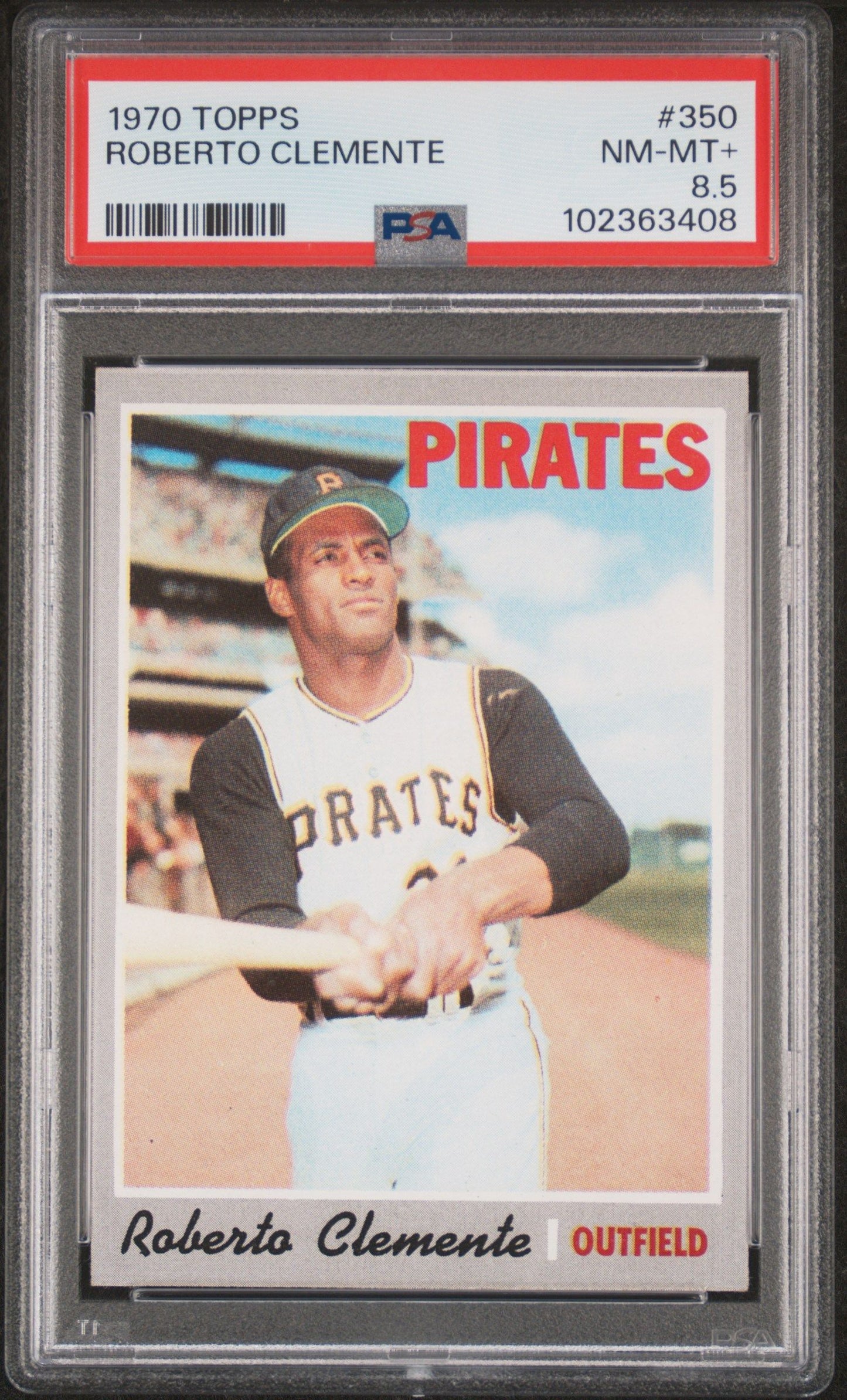 1970 TOPPS ROBERTO CLEMENTE #350 PSA 8.5