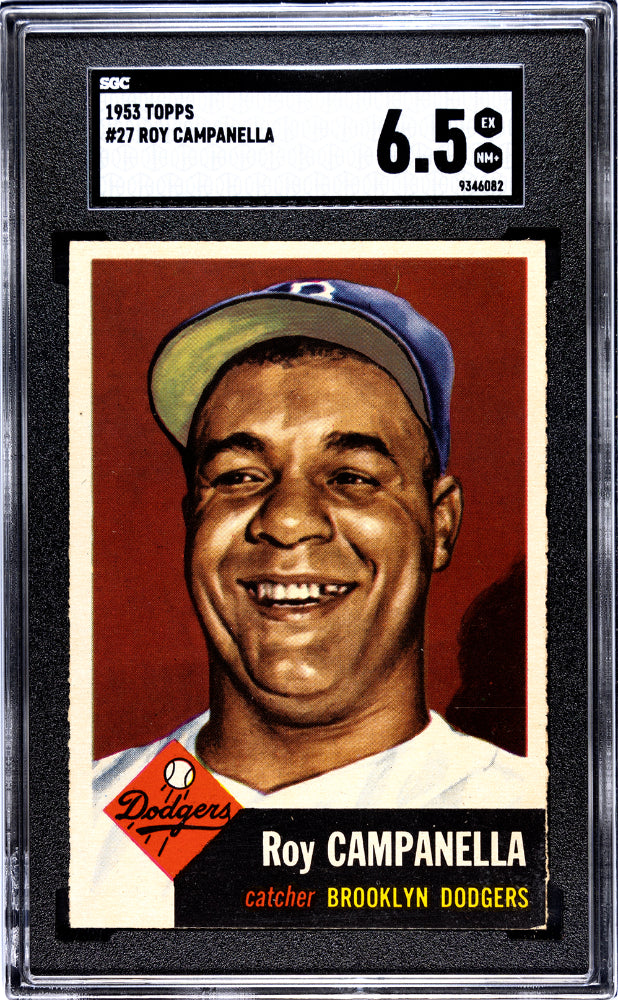 1953 TOPPS ROY CAMPANELLA #27 SGC 6.5