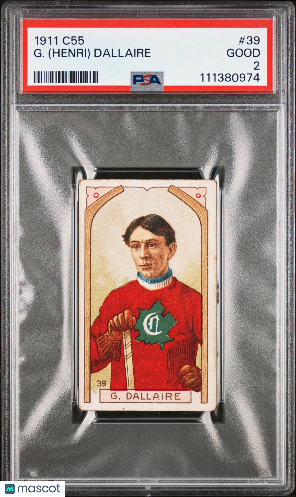 1911 C55 G. (Henri) Dallaire #39 PSA 2