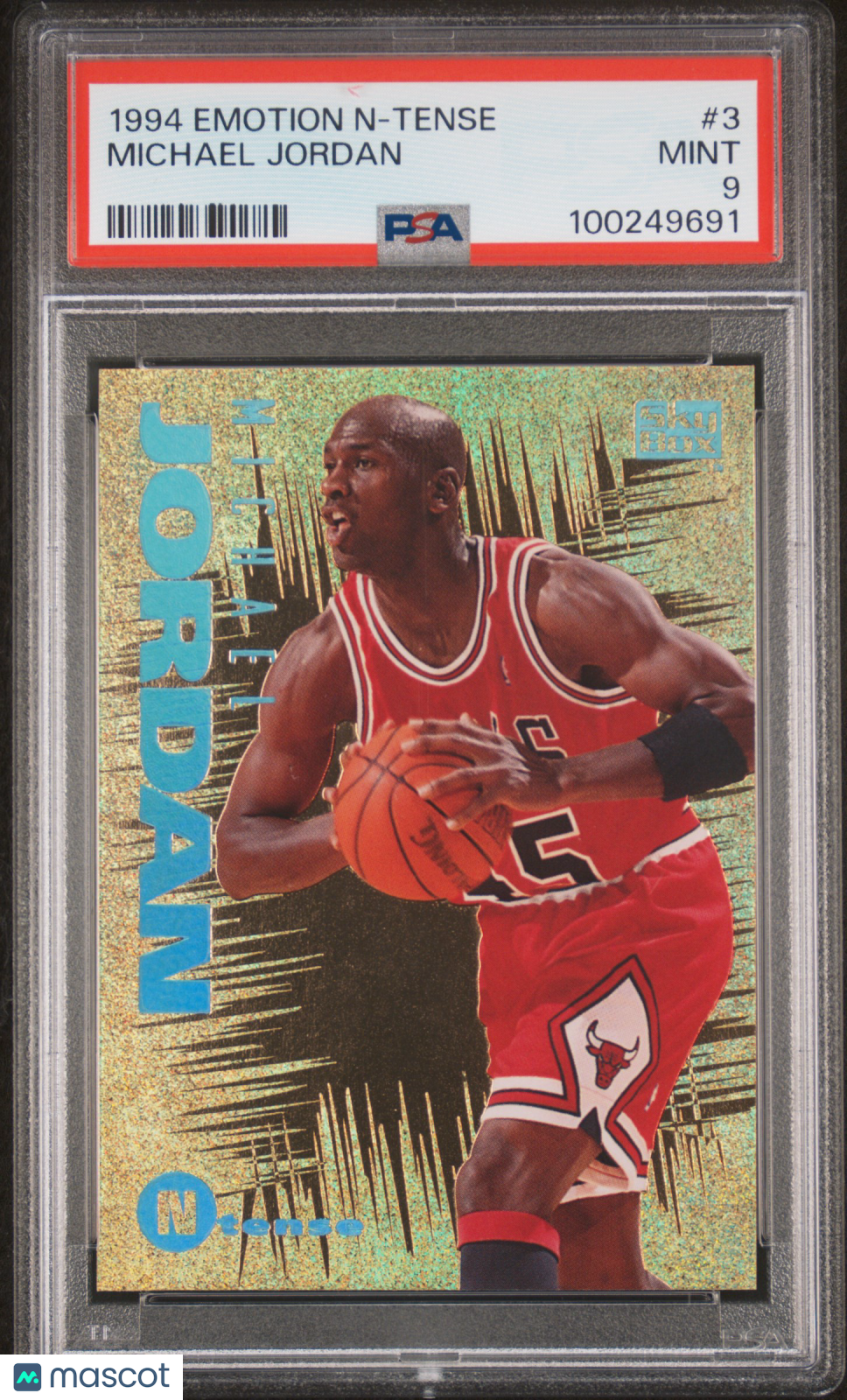 1994 E-Motion N-Tense Michael Jordan #3 PSA 9