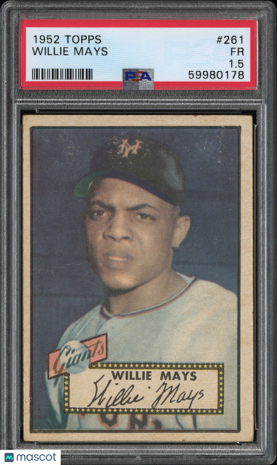 1952 Topps Willie Mays #261 PSA 1.5